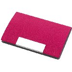 Visitenkartenetui ATLAS, magenta - Werbeartikel