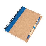 Notizringbuch RECYCLE, blau - Werbeartikel