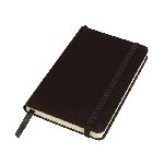 Notizbuch ATTENDANT, schwarz - Werbeartikel