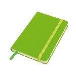 Notizbuch ATTENDANT, gr�n - Werbeartikel