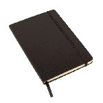 Notizbuch ATTENDANT, schwarz - Werbeartikel
