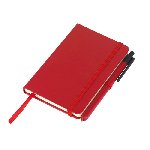 Notizbuch ATTENDANT WRITER, rot - Werbeartikel