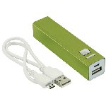 Powerbank ENDURANCE, gr�n - Werbeartikel