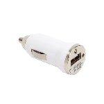 USB-Ladeadapter ROAD TRIP, wei� - Werbeartikel