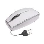 Optische Laptop-Mouse HIDDEN, wei� - Werbeartikel