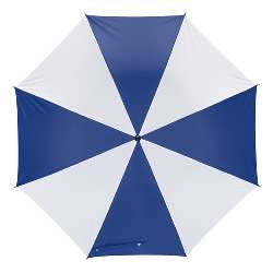 Taschenschirm REGULAR, blau-wei� - Werbeartikel