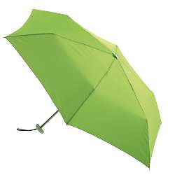 Flacher Mini-Taschenschirm FLAT, hellgr�n - Werbeartikel