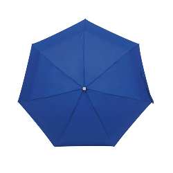 Aluminium-Taschenschirm SHORTY, blau - Werbeartikel