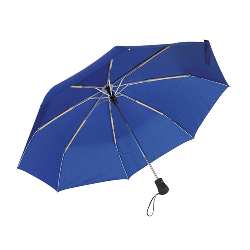 Windproof-Taschenschirm BORA, blau - Werbeartikel