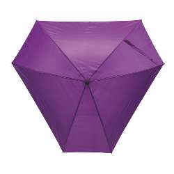 Fiberglas-Stockschirm TRIANGLE, violett - Werbeartikel