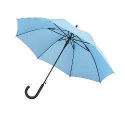 Windproof-Stockschirm WIND, hellblau - Werbeartikel