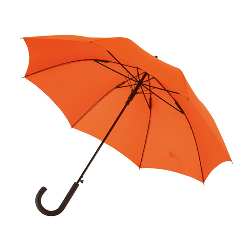 Windproof-Stockschirm WIND, orange - Werbeartikel