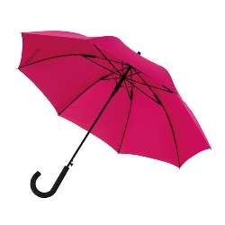 Windproof-Stockschirm WIND, dunkelpink - Werbeartikel