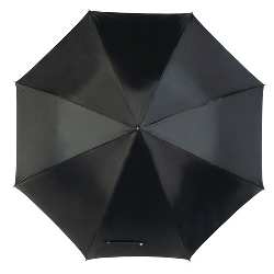 Golfschirm RAINY & WALKER, schwarz - Werbeartikel
