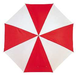 Golfschirm RAINY & WALKER, rot-wei� - Werbeartikel