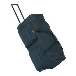 Trolley-Reisetasche CARGO, schwarz - Werbeartikel