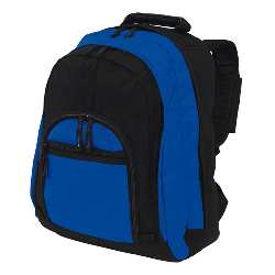 Rucksack NEW CLASSIC, schwarz-blau - Werbeartikel