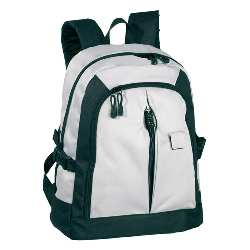 Rucksack VIVA, grau-schwarz - Werbeartikel
