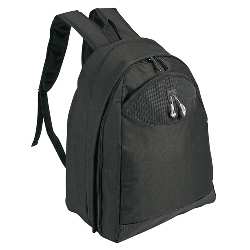 Rucksack FLOW, schwarz - Werbeartikel