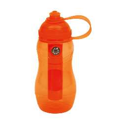 Trinkflasche ON TRACK, orange - Werbeartikel