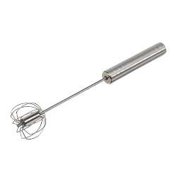 Mechanischer Quirl ALLROUNDER, silber - Werbeartikel
