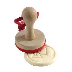 Keks-Stempel MY HEART, rot - Werbeartikel