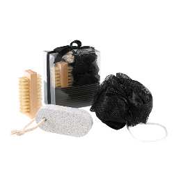 Wellness-Set SWEET HARMONY, schwarz - Werbeartikel
