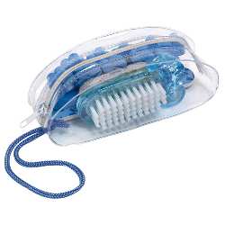 Pedik�re-Set PRETTY WOMAN, blau - Werbeartikel