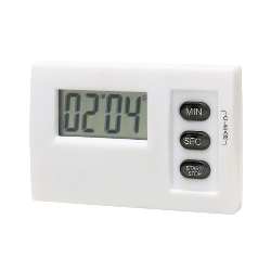 LCD-Timer MAGNETIC, wei� - Werbeartikel