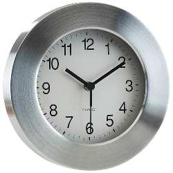Wanduhr VENUS, silber - Werbeartikel