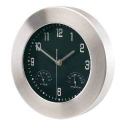 Wanduhr JUPITER, silber - Werbeartikel