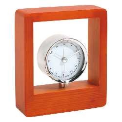 Verchromte Uhr FRAME,  - Werbeartikel