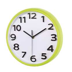 Wanduhr HALLEY, gr�n - Werbeartikel