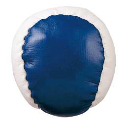Anti-Stress-Ball JUGGLE, blau-wei� - Werbeartikel