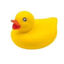 Anti-Stress-Ente QUACKY, gelb - Werbeartikel