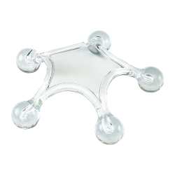 Massage-Seestern STARFISH, transparent - Werbeartikel
