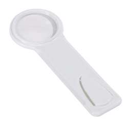 Buchclip READER, wei� - Werbeartikel