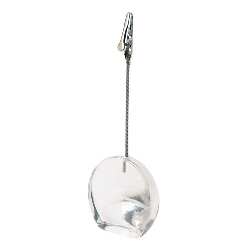 Transparenter Memohalter TOPAS, transparent - Werbeartikel