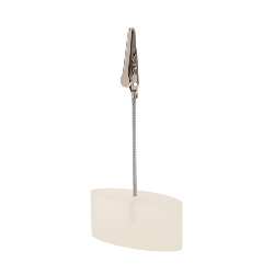 Memohalter ZEPHYR, wei� - Werbeartikel
