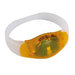 Leuchtarmband FESTIVAL, orange-transparent - Werbeartikel
