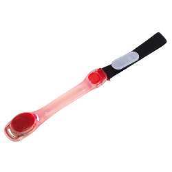 Blinklicht JOGGER, rot-transparent - Werbeartikel