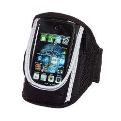 Oberarm-Handyb�rse SMART RUN, schwarz - Werbeartikel