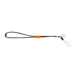 Schl�sselband TRI KEY, orange - Werbeartikel