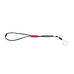 Schl�sselband TRI KEY, magenta - Werbeartikel
