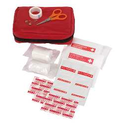 Verbandset GUARDIAN POUCH, rot - Werbeartikel