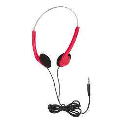 Kopfh�rer POCKET ROCKER, rot - Werbeartikel