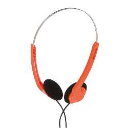 Kopfh�rer POCKET ROCKER, orange - Werbeartikel