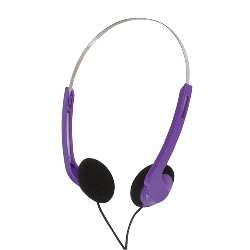 Kopfh�rer POCKET ROCKER, lila - Werbeartikel