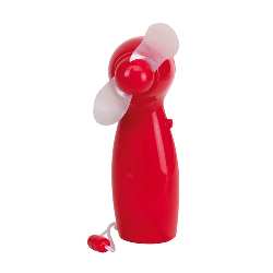 Hand-Ventilator SWIRL, rot - Werbeartikel