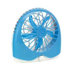 Ventilator TYPHOON, wei�-blau - Werbeartikel